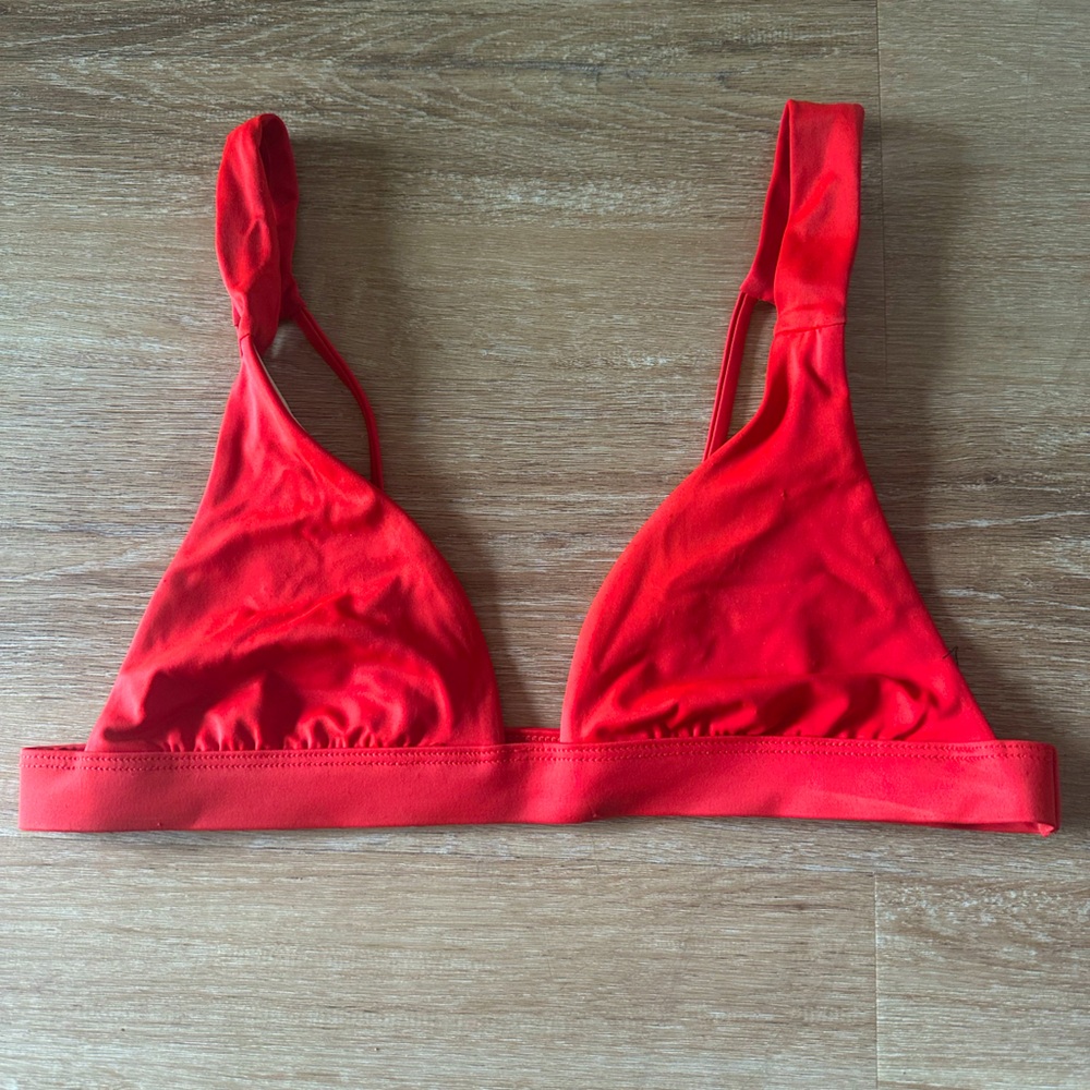 Pacsun Red Triangle Bikini Top